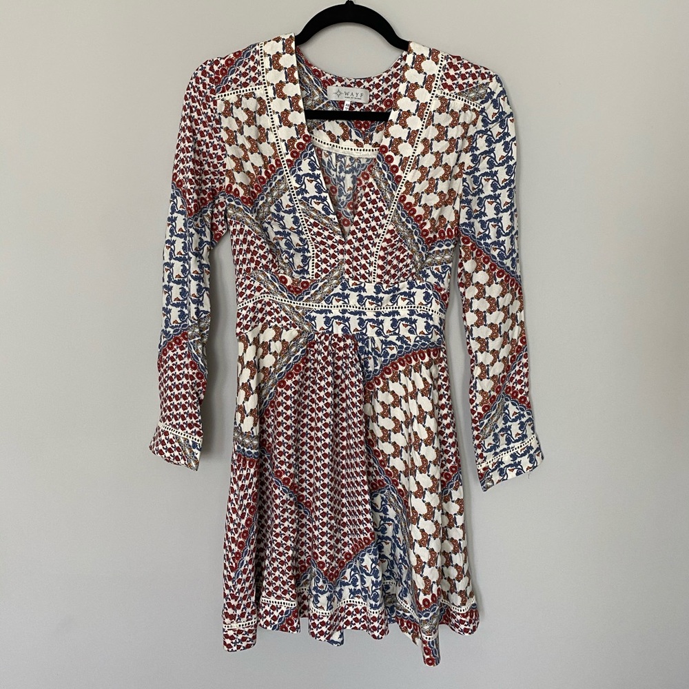 WAYF Patterned Boho Dress
